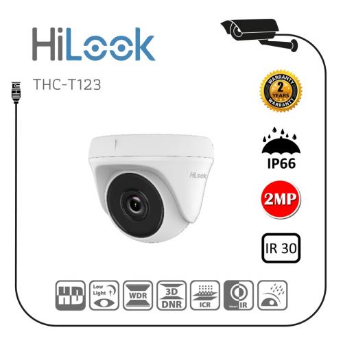 HILOOK  HILOOK THC-T123-M 2Mpix 30Mt Gece GÃ¶rÃ¼ÅŸÃ¼, 2,8mm Lens, Metal Kasa, Dome Kamera -32045