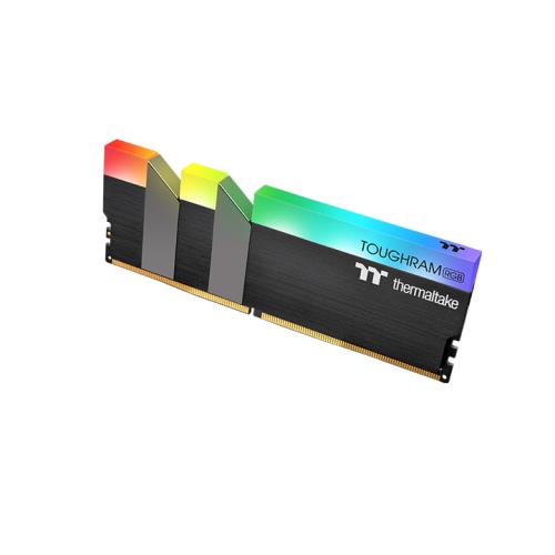 THERMALTAKE  toughram rgb siyah ddr4-3200mhz cl16 16gb (2x8gb) dual bellek kiti-58307