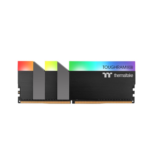 THERMALTAKE  toughram rgb siyah ddr4-3200mhz cl16 16gb (2x8gb) dual bellek kiti-58308