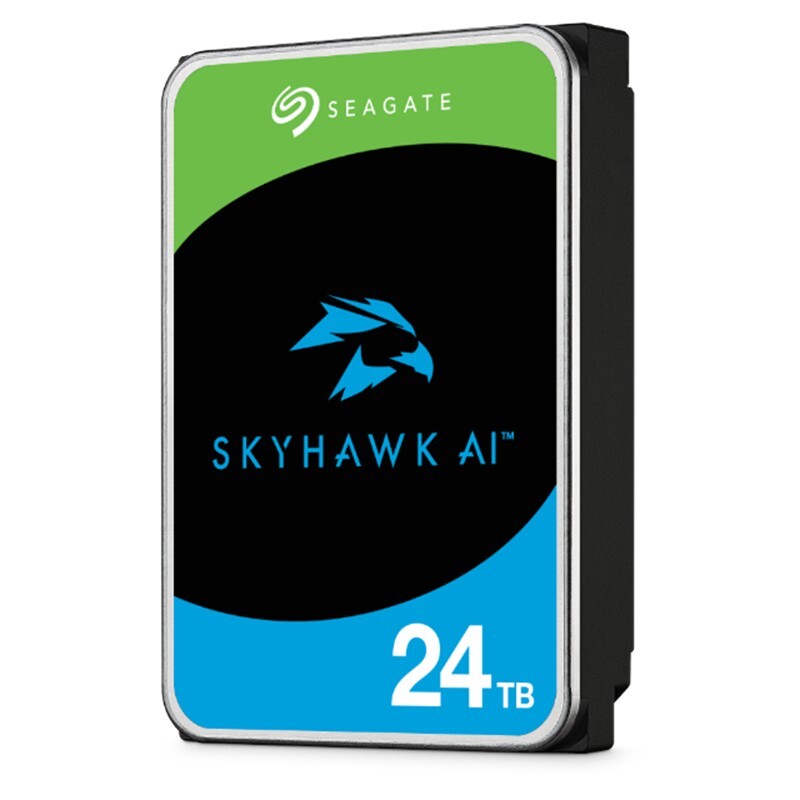 SEAGATE 24 TB SEAGATE 3.5 SKYHAWK AI SATA 512MB 7/24 GUVENLIK ST24000VE002 (5 YIL RESMI DIST GARANTILI) 