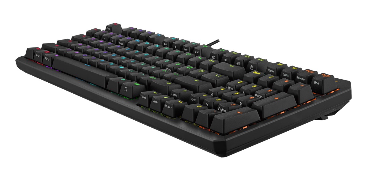 ASUS ASUS TUF GAMING K3 RD/TR GEN II TURKCE OYUNCU KLAVYESI BILEK DESTEGI SUYA VE TOZA DAYANIKLI RED SWITCH-58924