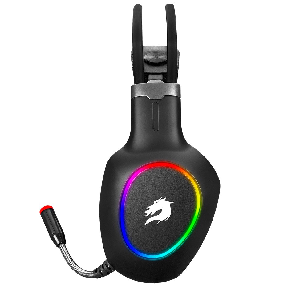 GAMEBOOSTER  h05 zen rainbow led 7.1 titreşimli siyah oyuncu kulaklığı-58461