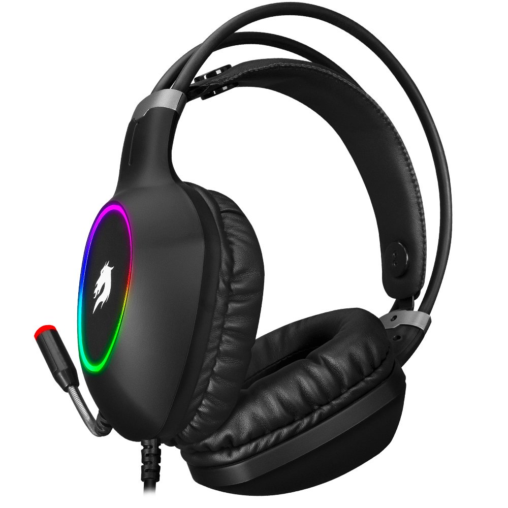 GAMEBOOSTER  h05 zen rainbow led 7.1 titreşimli siyah oyuncu kulaklığı-58462