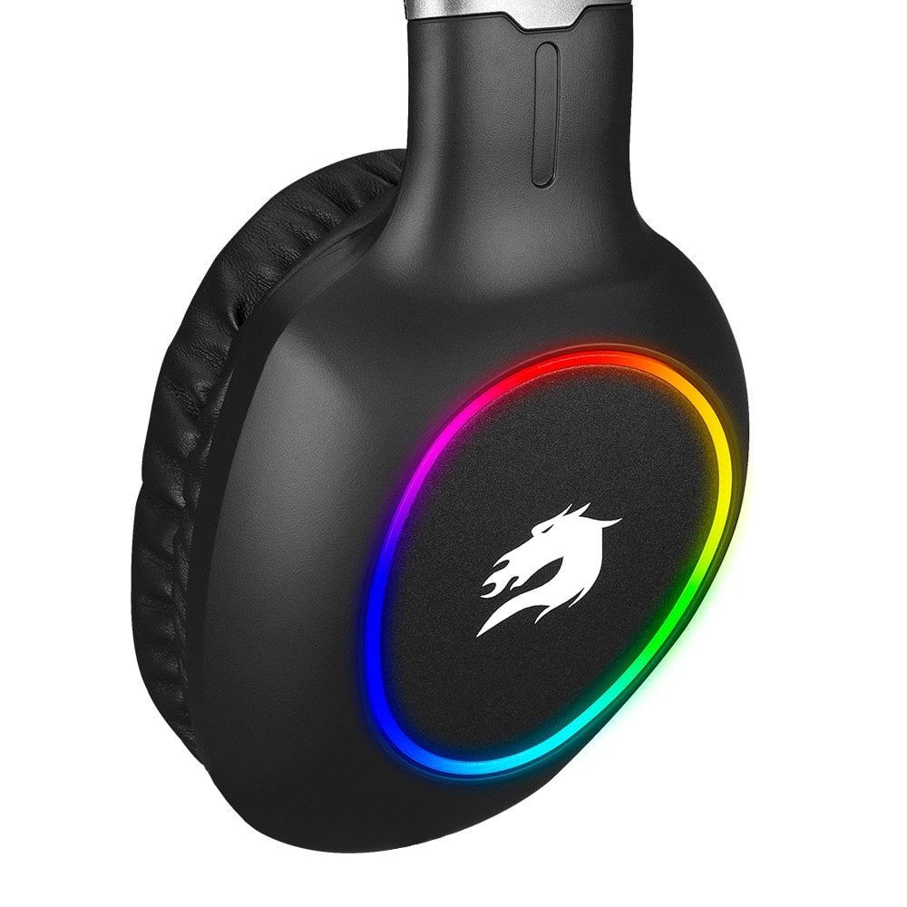 GAMEBOOSTER  h05 zen rainbow led 7.1 titreşimli siyah oyuncu kulaklığı-58463