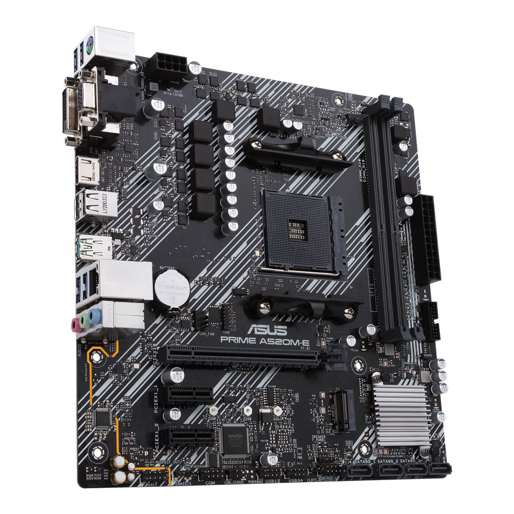 ASUS ASUS PRIME A520M-E CSM AMD A520 AM4 DDR4 4400 HDMI DVI VGA M2 USB3.2 mATX ASUS 5X PROTECTION III Ücretsiz Uzaktan Yönetim Yazılı-60635