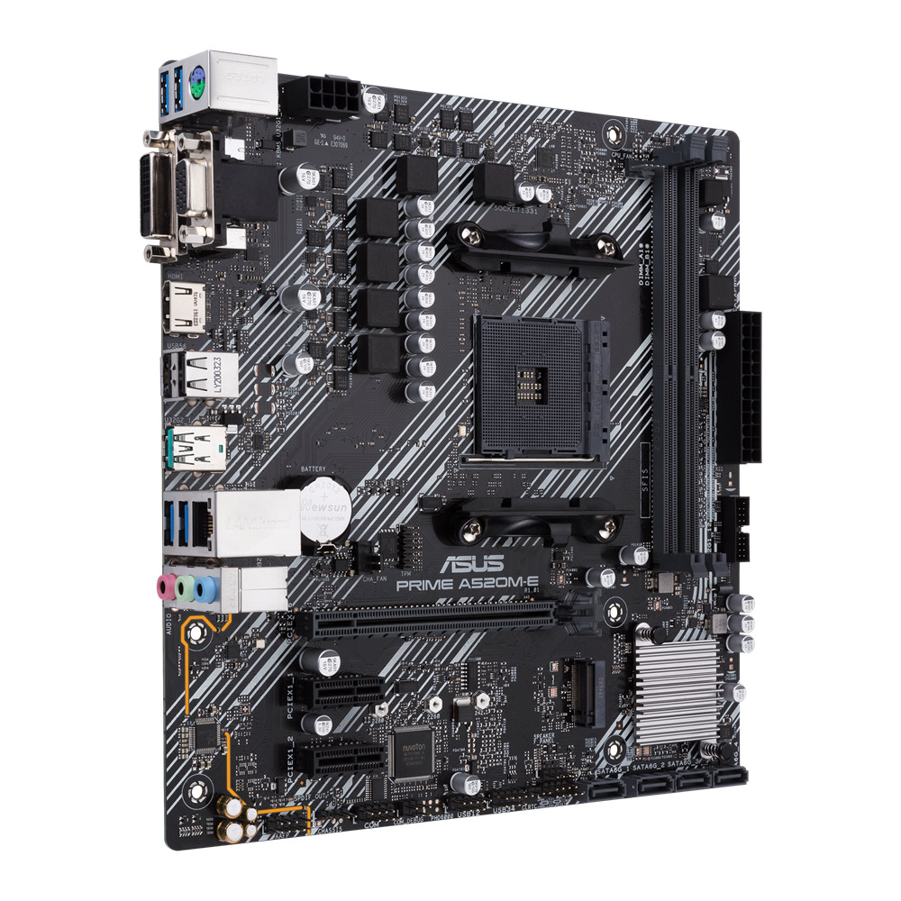 ASUS ASUS PRIME A520M-E CSM AMD A520 AM4 DDR4 4400 HDMI DVI VGA M2 USB3.2 mATX ASUS 5X PROTECTION III Ücretsiz Uzaktan Yönetim Yazılı-60636