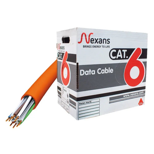NEXANS NEXANS NEX1611TFA, CAT6, 305M, 23AWG (0,58mm), UTP, %100 Bakır, LSZH Halogen Free, Kablo (Turuncu)