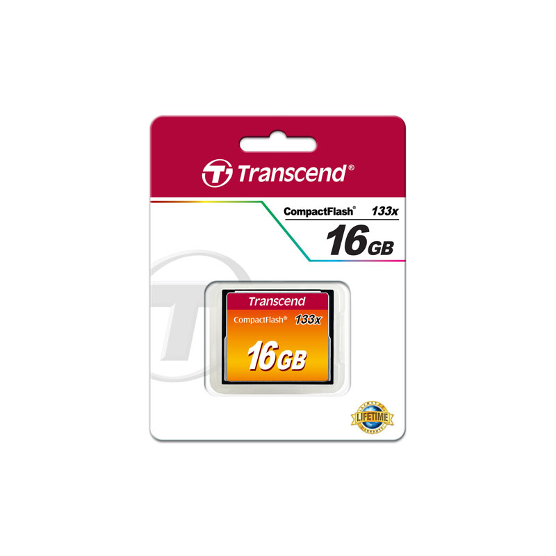 TRANSCEND Transcend 16GB CF133 133X Hafıza Kartı-33074