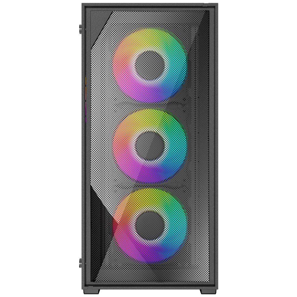 POWERBOOST PowerBoost PB-P711B USB 3.0 Mesh ARGB Fanlı Gaming Siyah Kasa-58490