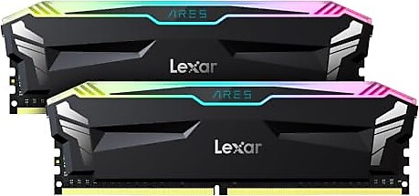 LD4BU016G-R3600GDLA ARES RAM DT GAMING DDR4 UDIMM 2X16GB 3600 MEMORY WITH HEATSINK AND RGB LIGHTING BLACK COLOR DUAL PACK