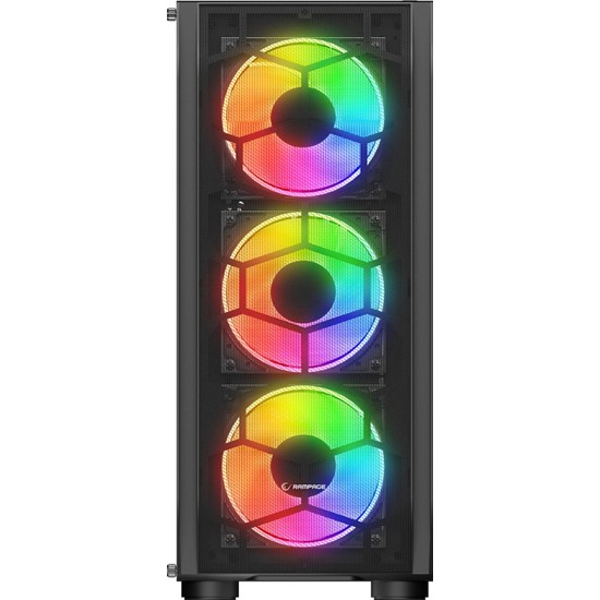 EVEREST Everest 650W 80+ (Hollow) TG ARGB Fan Mid Tower