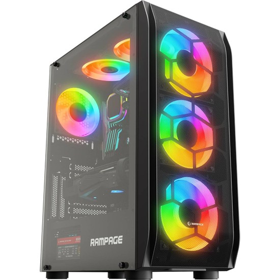 EVEREST Everest 650W 80+ (Hollow) TG ARGB Fan Mid Tower-45292