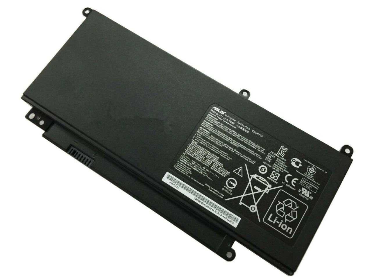 RETRO RETRO Asus N750J, N750Jk, N750Jv, C32-N750 Notebook Bataryası
