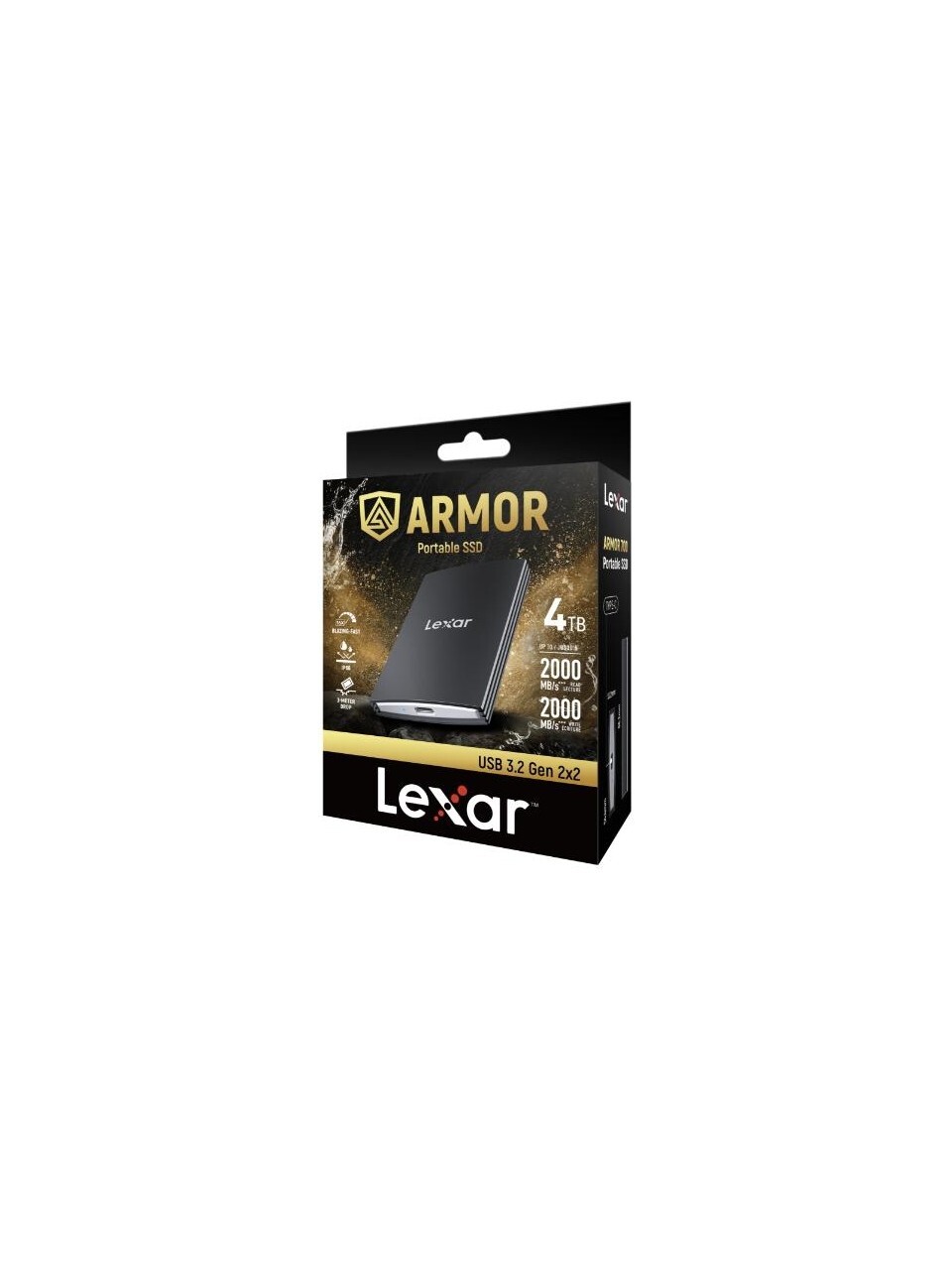 BIGBOY LEXAR 4TB LAR700X004T-RNBNG EXT.SSD 4TB USB3.2 GEN2X2 UP TO 2000MB/S READ AND 2000MB/S WRITE-57326