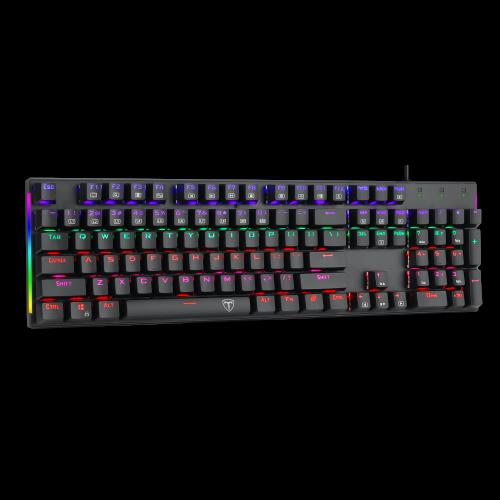 T-DAGGER T-DAGGER NAXOS, T-TGK310, USB Kablolu, Türkçe Q, Rainbow RGB, Mechanical, Blue Switch, Gaming Klavye (Powered By REDRAGON)-33923