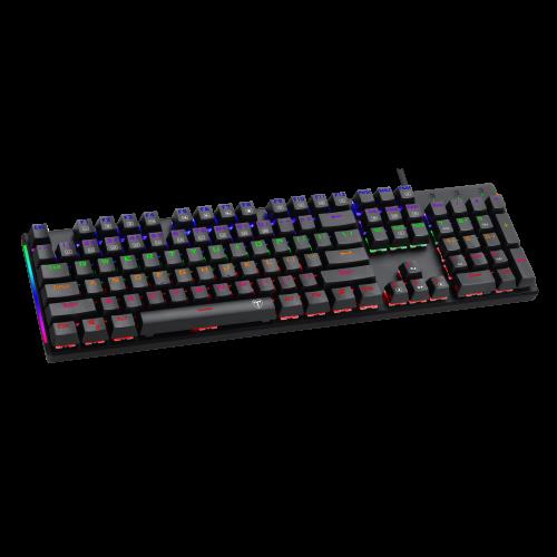 T-DAGGER T-DAGGER NAXOS, T-TGK310, USB Kablolu, Türkçe Q, Rainbow RGB, Mechanical, Blue Switch, Gaming Klavye (Powered By REDRAGON)-33924