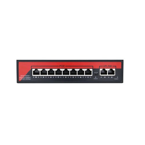 EZCOOL EZCOOL EZ-08PSE 8PORT 8FE+2FE MEGABIT POE SWITCH 120W