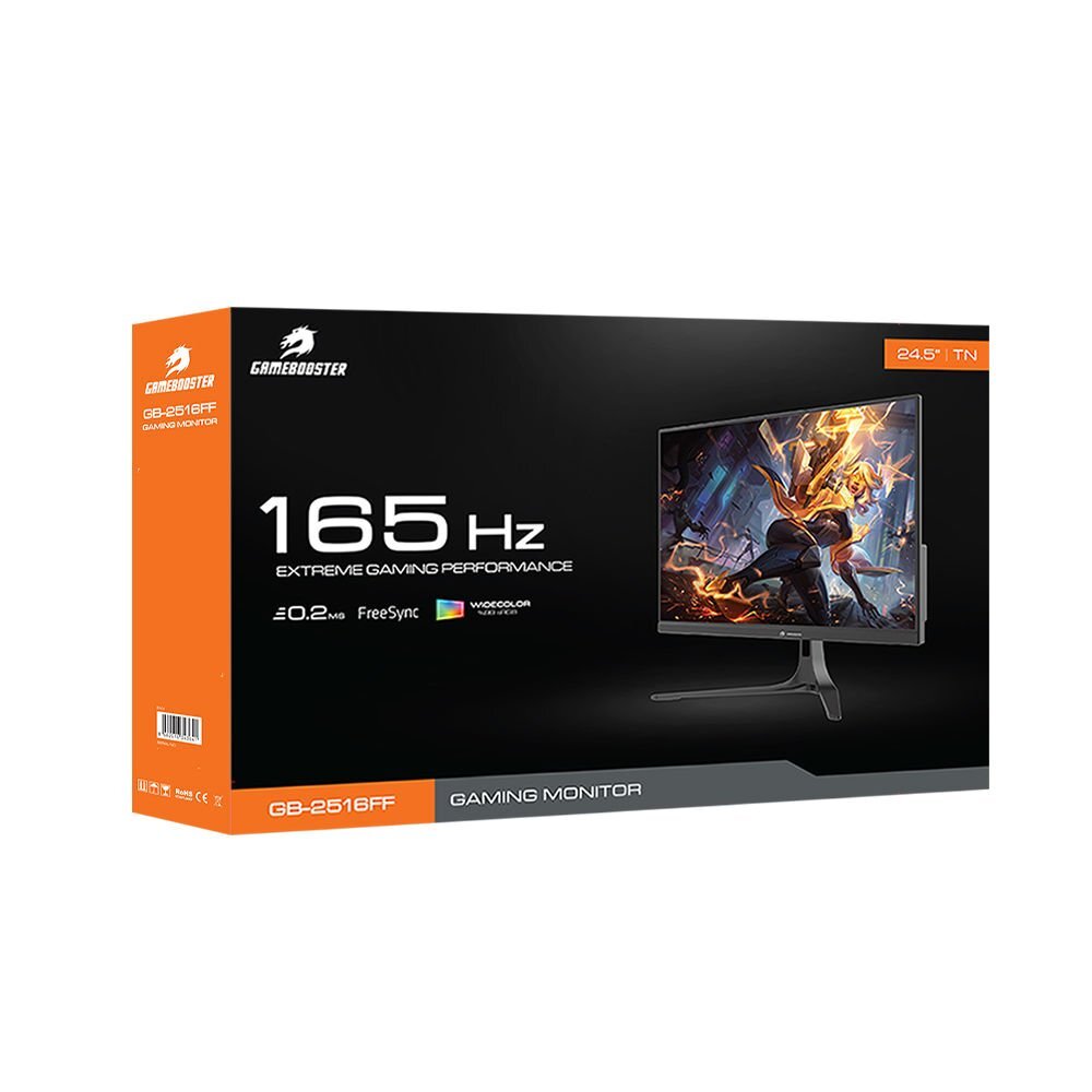 GAMEBOOSTER GameBooster GB-2516FF 24.5" 165hz 0.2ms TN FHD FreeSync, G-Sync 1xHDMI 1xDP Gaming Monitör-59571