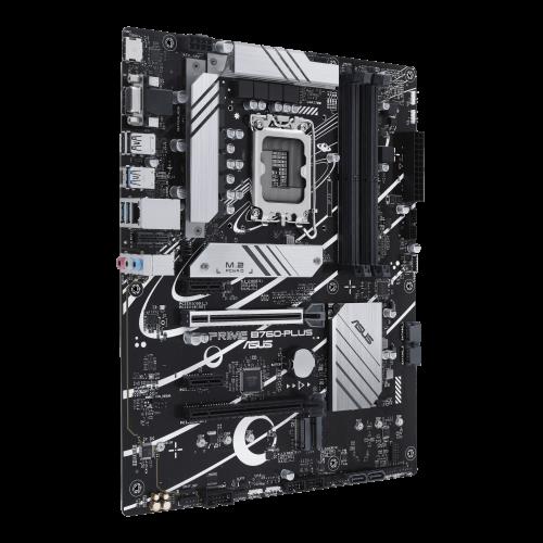 ASUS ASUS PRIME B760-PLUS, 4xDDR5, 3x M.2, D-SUB, HDMI, DP, Type-C, 12-13.Nesil, LGA1700 Soket, Anakart-41800