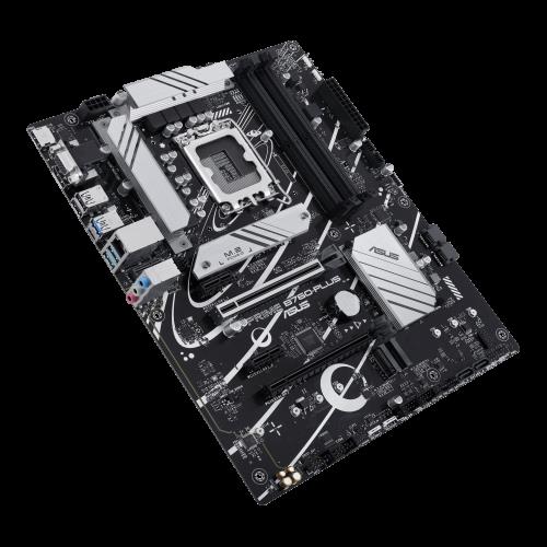 ASUS ASUS PRIME B760-PLUS, 4xDDR5, 3x M.2, D-SUB, HDMI, DP, Type-C, 12-13.Nesil, LGA1700 Soket, Anakart-41801