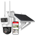 HILOOK HILOOK PTZ-N2C400I-K/4G/C05S10, 4Mpix,   4mm, 30Mt Gece Görüşü, Dahili Mikrofon, PIR+RADAR,  4G, Solar  PT IP Kamera