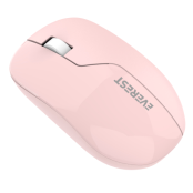 EVEREST EVEREST SMW-973, Pembe, USB Nano 2,4G Kablosuz, 1200dpi, Optik, 4 Tuşlu, Mouse