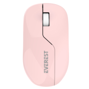 EVEREST EVEREST SMW-973, Pembe, USB Nano 2,4G Kablosuz, 1200dpi, Optik, 4 Tuşlu, Mouse-67066