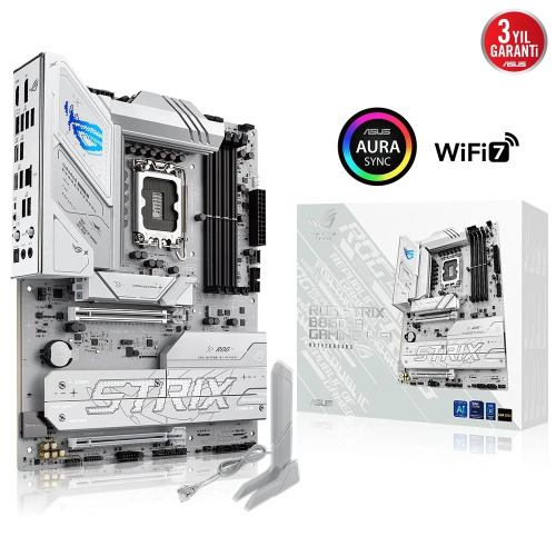 ASUS ASUS ROG STRIX B860-A GAMING WIFI, 4xDDR5, 4xM.2, HDMI, DP, Type-C, Wi-Fi 7, Bluetooth v5.4, Intel Core Ultra CPU(Seri 2), LGA18