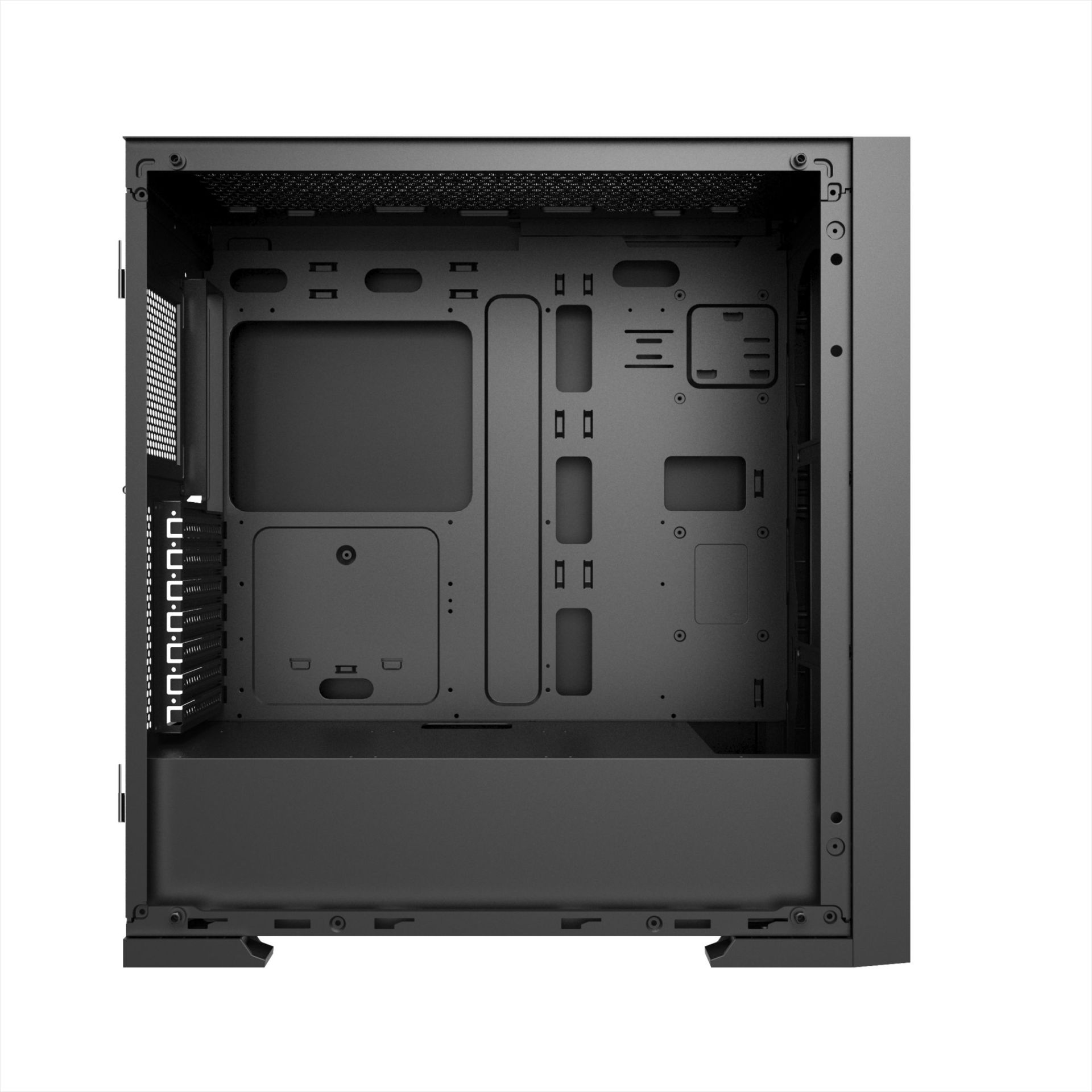 POWERBOOST  PB-P1600B USB 3.0 Mesh ARGB Fanlı Gaming Siyah Kasa-58472