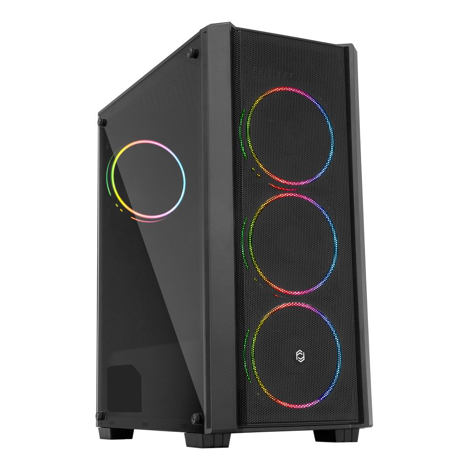FRISBY Frisby 500W 4x12cm RGB Fan Mesh ATX Gaming Kasa [FC-9415G]
