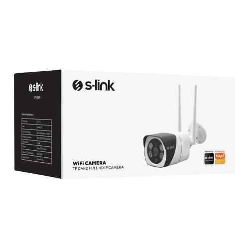 S-LINK S-LINK DF-803W, Güvenlik Kamerası, WiFi, 2Mpix, 3.6mm Lens, 10m. Gece Görüşü, Micro SD Kartlı, TUYA Yazılım-53628