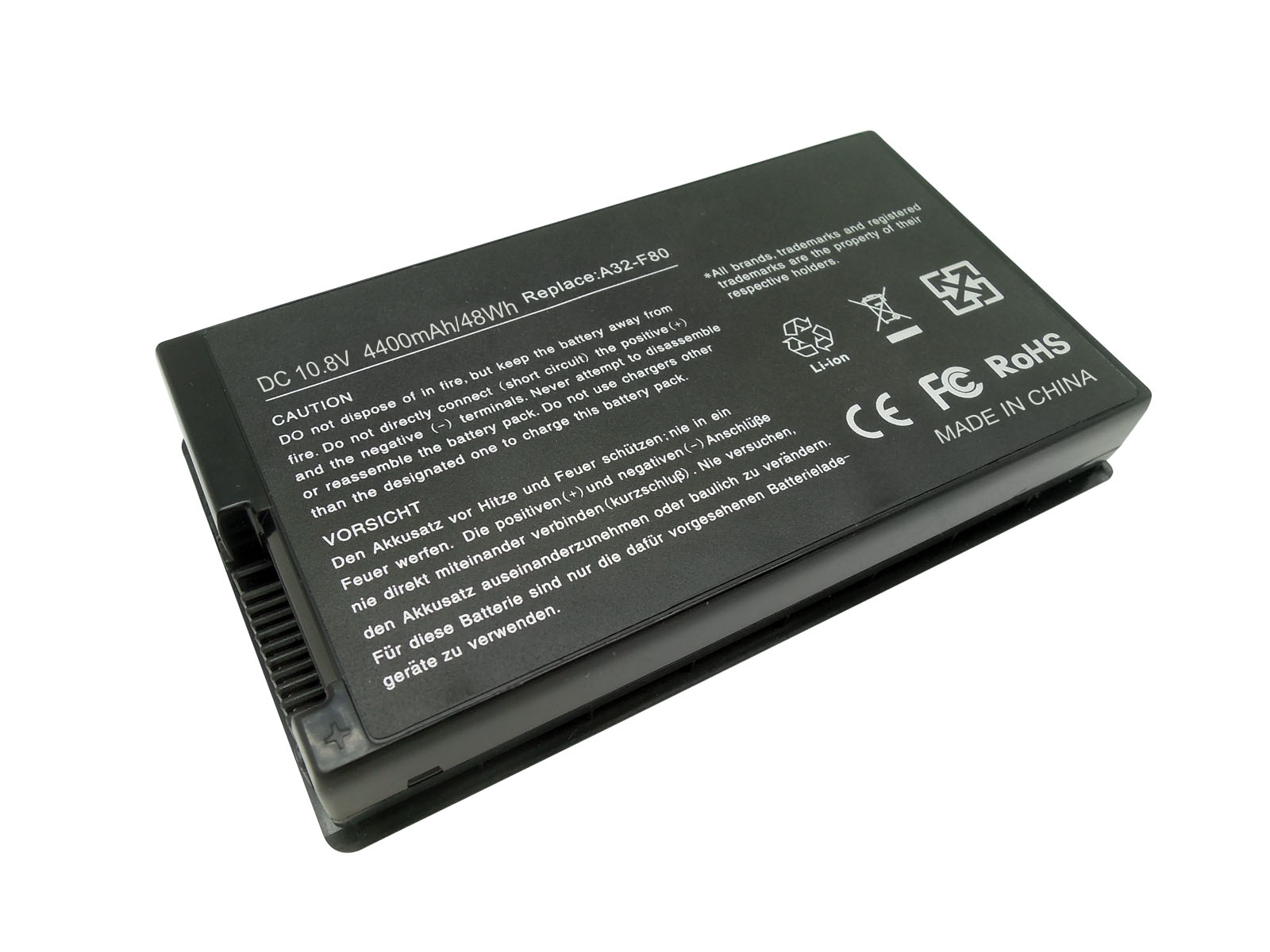 RETRO RETRO Asus F80, F81, F83, X61, X82, X85, X88, A32-F80 Notebook Bataryası - Siyah
