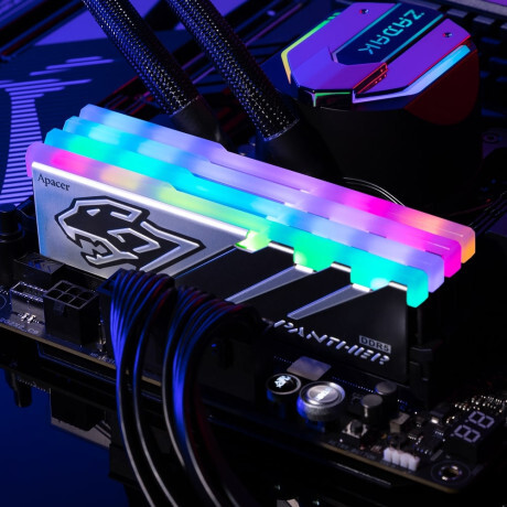 APACER APACER Apacer Panther RGB 16GB 1x16GB 6000MHz CL40 DDR5 Gaming Ram (AH5U16G60C6229BAA-1)-59917