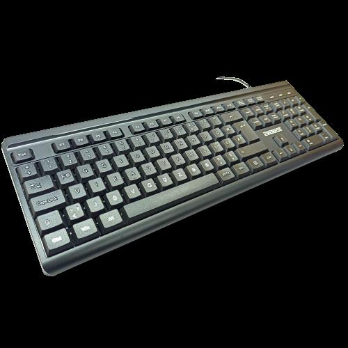EVEREST EVEREST KB-741F, USB Kablolu, Türkçe F,  2 metre Bakır Kablolu, Standart Klavye (Siyah)-53660