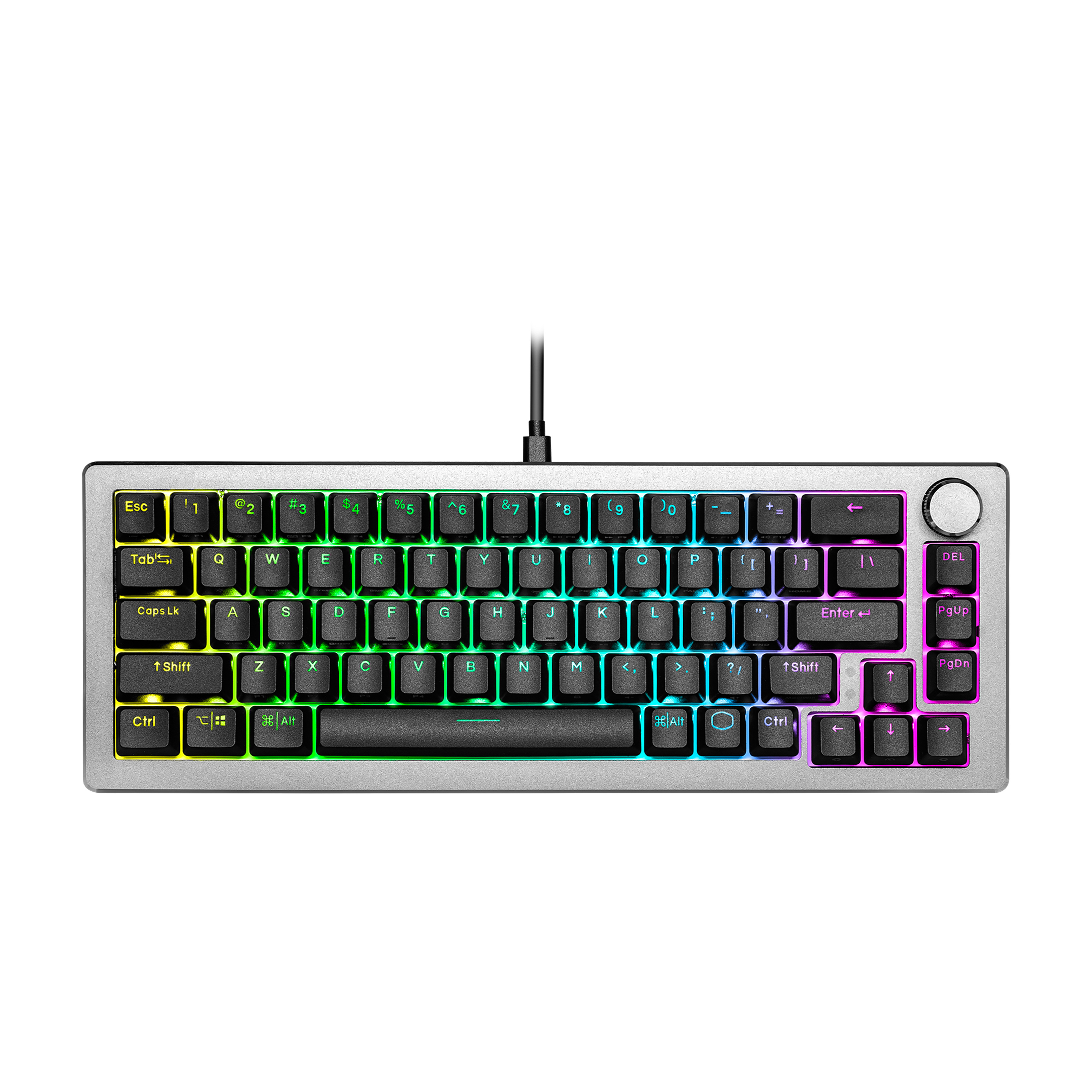 COOLERMASTER CM CK720 Siyah RGB KALIH Beyaz Switch %65 Mekanik Oyuncu Klavyesi - UK Layout-60604