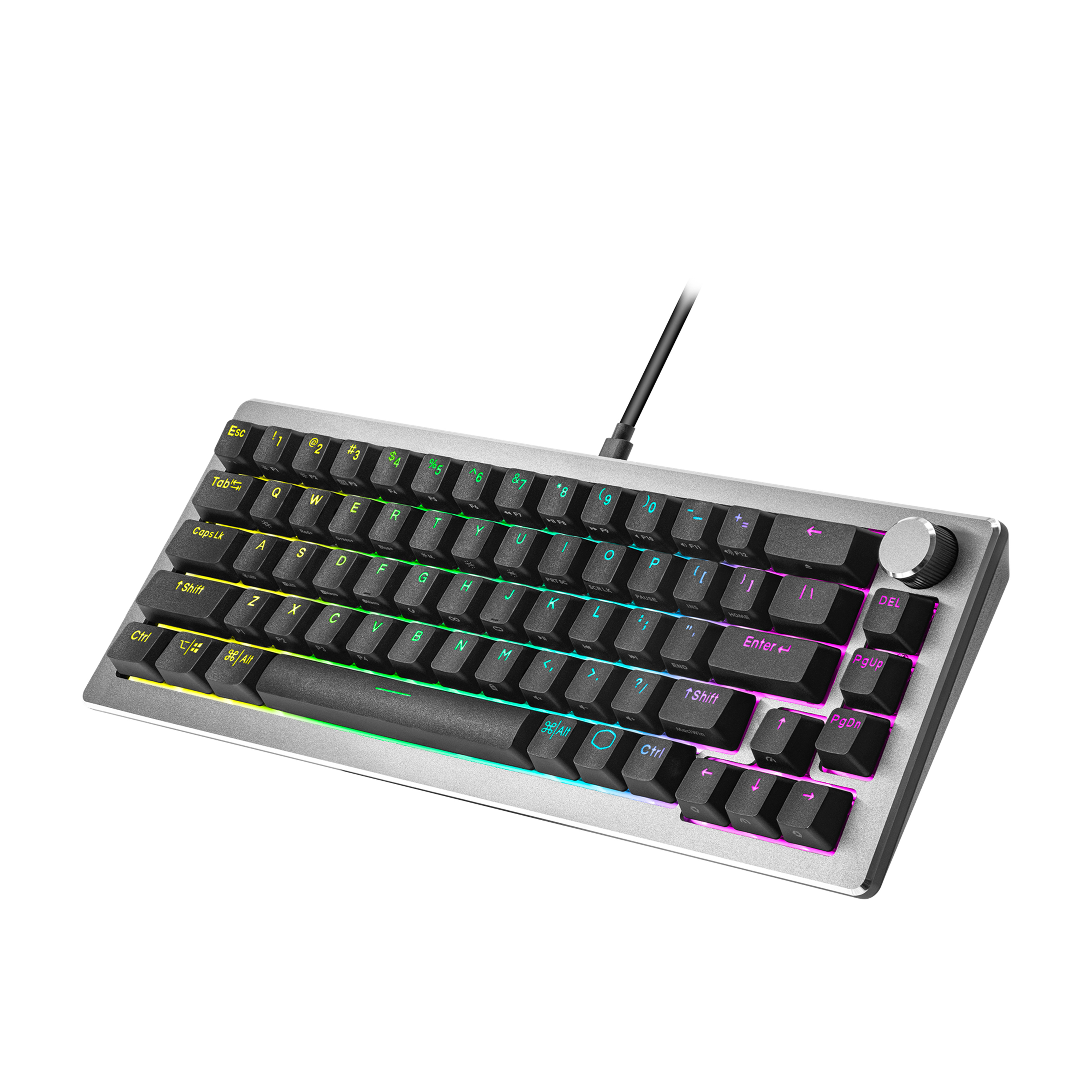 COOLERMASTER CM CK720 Siyah RGB KALIH Beyaz Switch %65 Mekanik Oyuncu Klavyesi - UK Layout-60605