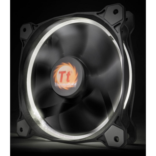 THERMALTAKE Thermaltake Riing 120mm Beyaz Halka Ledli Titreşimsiz Kasa ve Radyatör Fanı-57928