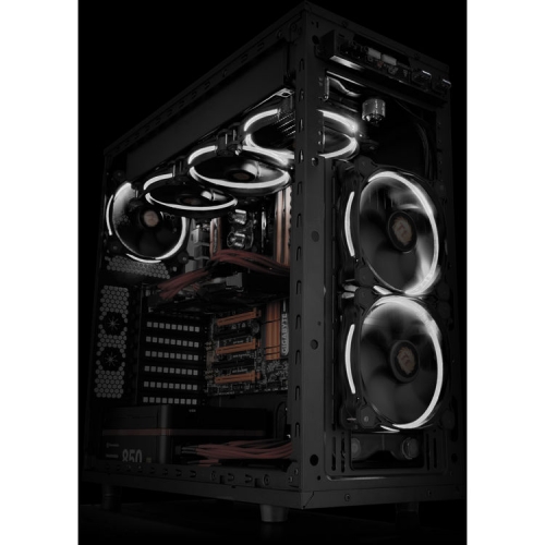 THERMALTAKE Thermaltake Riing 120mm Beyaz Halka Ledli Titreşimsiz Kasa ve Radyatör Fanı-57930