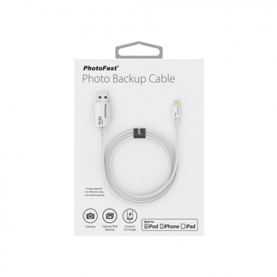 PHOTOFAST Photo Backup Cable 32GB Lightning/USB 3.0 Şarj Kablolu i-FlashDrive PBCU332GB-57992