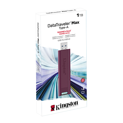 KINGSTON 1TB DataTraveler Max Type-A 1000R/900W USB 3.2 Gen 2 DTMAXA/1TB-44574