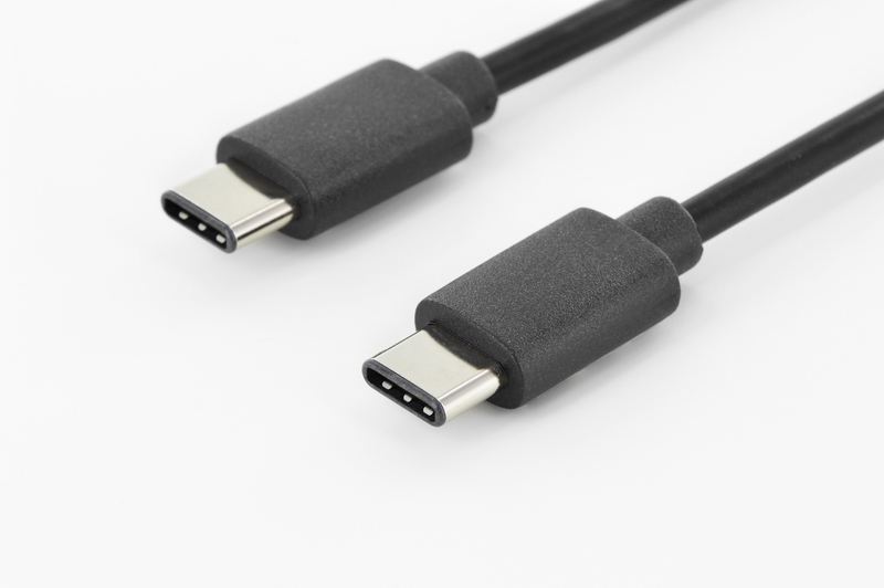 ASSMANN USB Type-C connection cable, type C to C M/M, 1.8m, 3A, 480MB, 2.0 Versi AK-300138-018-S