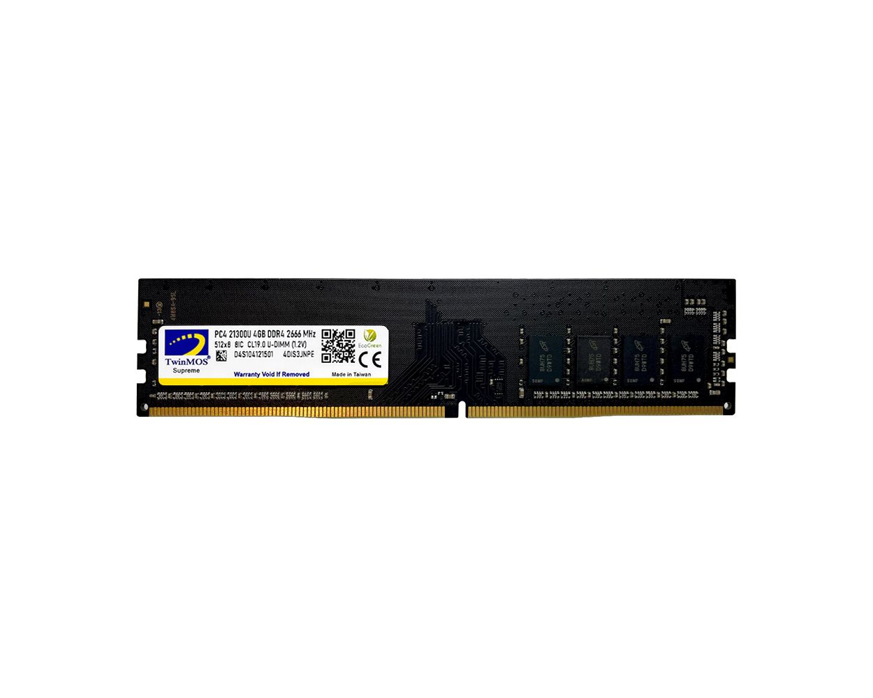 TWINMOS 4 GB DDR4 2666MHz TWINMOS CL19 (MDD44GB2666D)