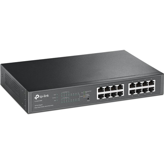 TP-LINK 10/100/1000Mbps 16xPort Smart POE with 8xPort PoE Switch