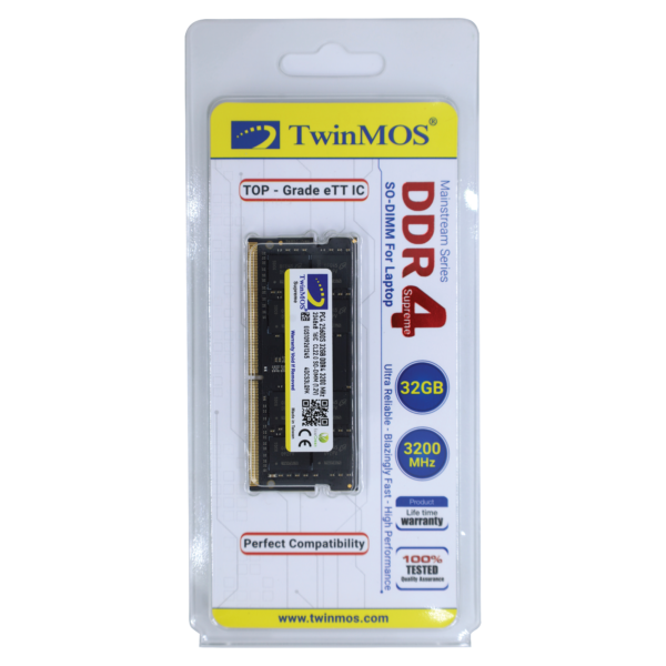 DDR4 8GB 3200MHz Notebook Ram MDD48GB3200N