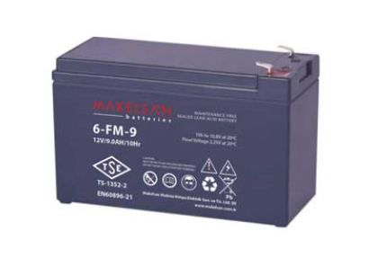 MAKELSAN 12V 9AH TSE BELGELI KURU TIP AKU (MA00009LEMKLR00)