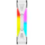 CORSAIR QL Series, WHITE QL120 RGB-CO-9050104-WW-120mm RGB LED Fan, Triple Pack with Lighting Node CORE-22364