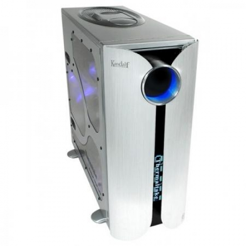 THERMALTAKE Thermaltake Kandalf Gümüş Tower Pencereli 25cm Fanlı Aluminyum Kasa (PSU yok)-58066