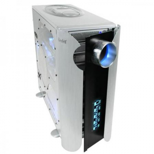 THERMALTAKE Thermaltake Kandalf Gümüş Tower Pencereli 25cm Fanlı Aluminyum Kasa (PSU yok)-58068