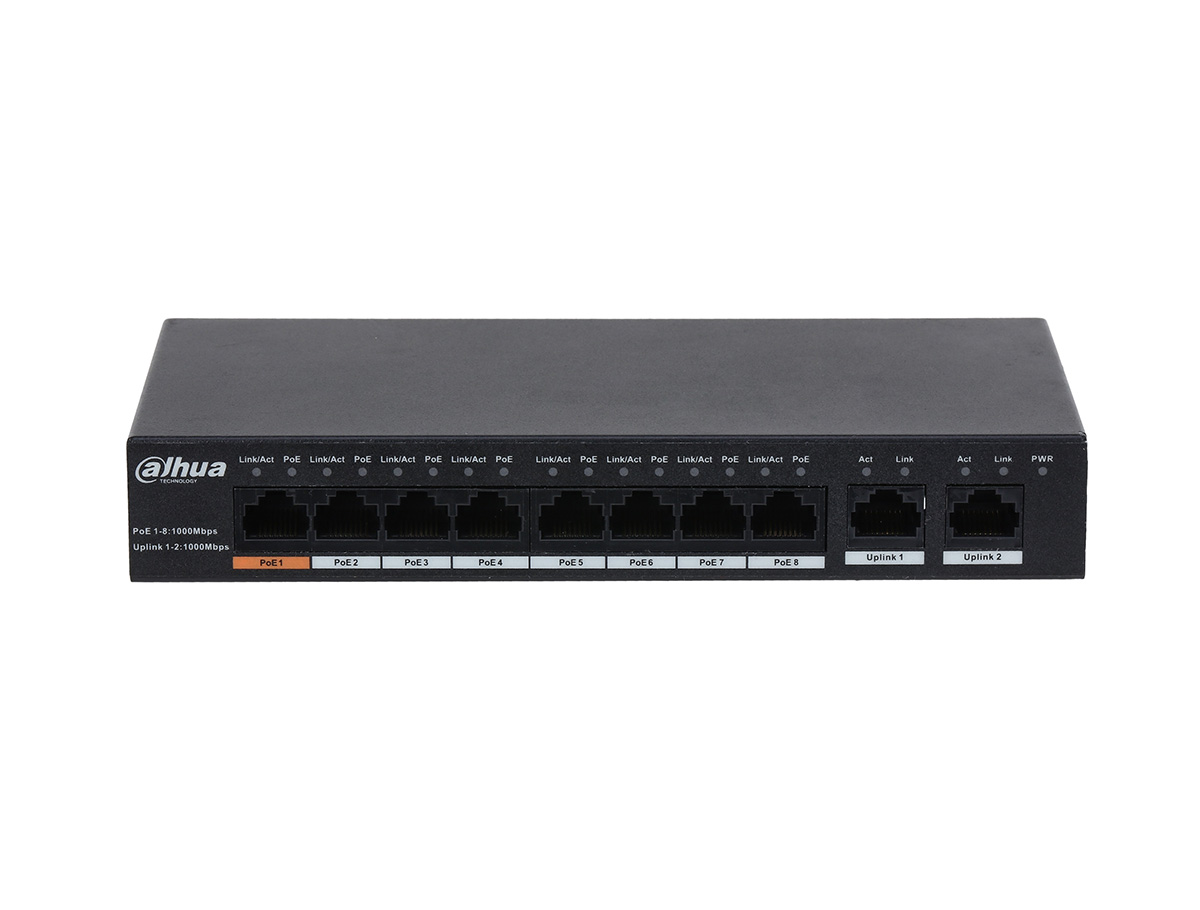 DAHUA PFS3010-8GT-96 8 Port PoE Gigabit Switch