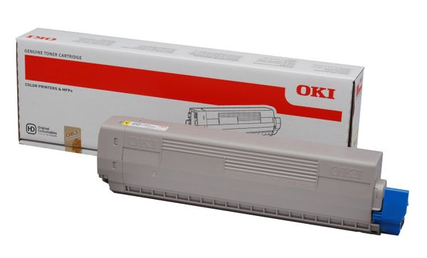 OKI 44844613 SARI TONER/C822/7.300 SAYFA